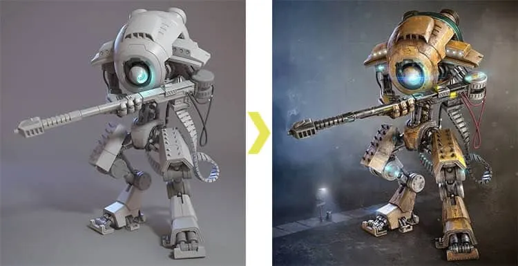 تولید بازی در Vray