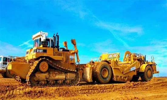 اسکریپر در عملیات خاکی