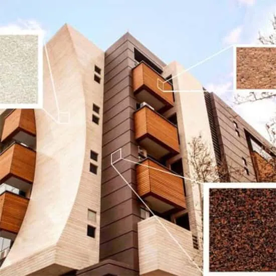 نمای مینرال ساختمان
