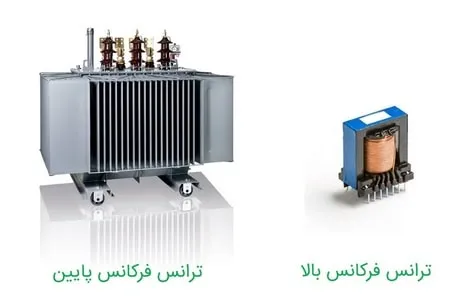 انواع ترانس بر اساس فرکانس