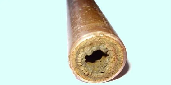 تجمع لجن در لوله های پکیج