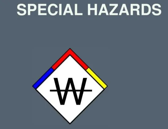 لوزی سفید در استاندارد NFPA