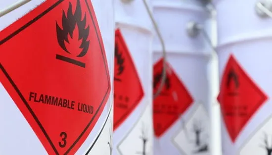 لوزی قرمز استاندارد NFPA