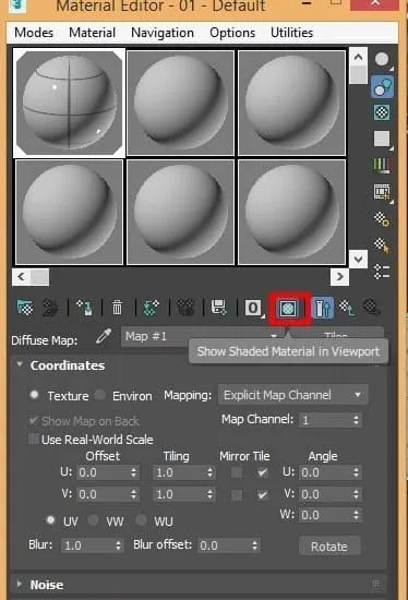 گام اول از تنظیمات استخراچ رندر 3d max