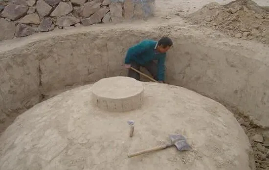 ساخت مخزن آب بتنی گنبدی