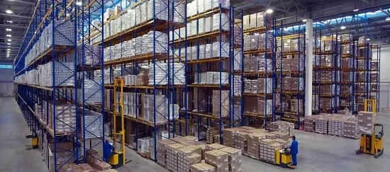 تعیین محل انبارش کالا