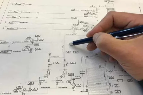 مراحل ترسیم پی اف دی