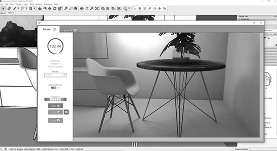 پلاگین Brighter 3D برای رندر گرفتن در اسکچاپ