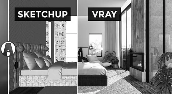 پلاگین v-ray برای رندر گرفتن در اسکچاپ