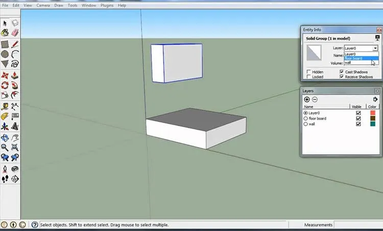 استفاده از لایه ها در طراحی داخلی با اسکچاپ