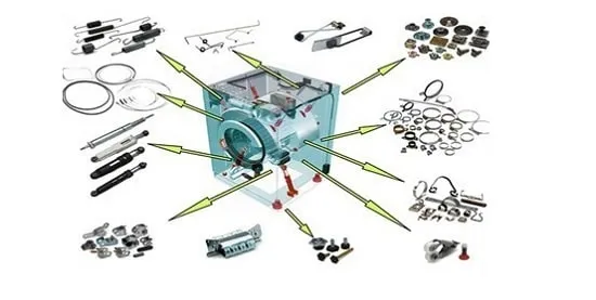 اجزای ماشین لباسشویی