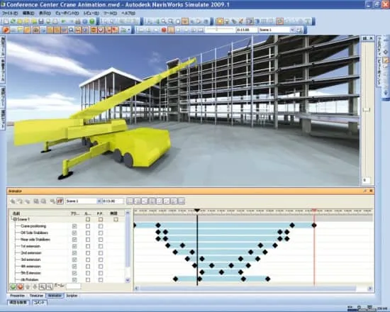 بخش های مختلف Naviswork