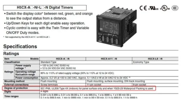 کاتالوگ تایمر H5CX-N