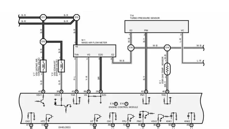 نقشه وایرینگ ECU
