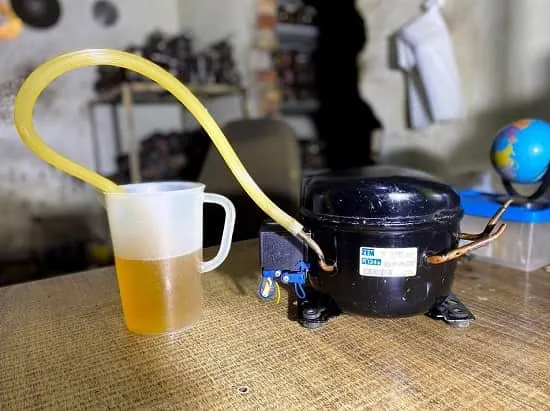 مراحل تعویض روغن موتور یخچال