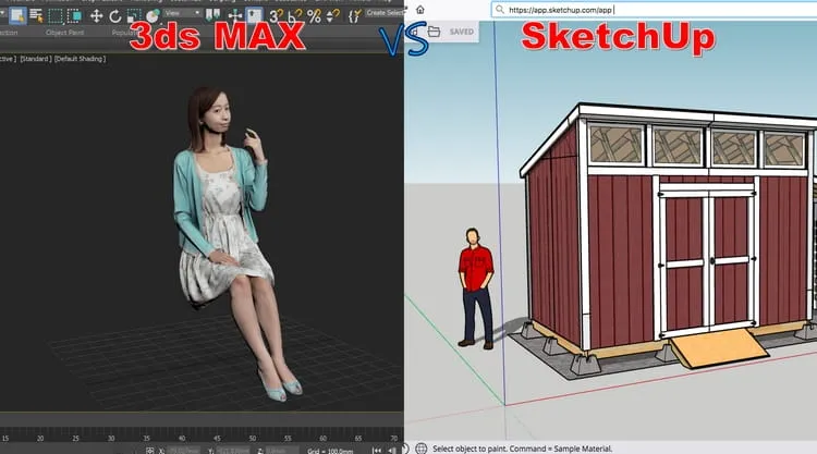 تفاوت اسکچاپ و تری دی مکس در کاربردها
