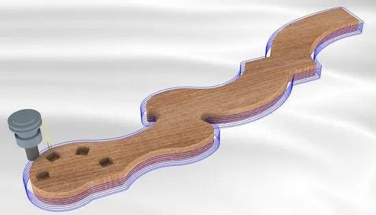 نرم افزار CNC چوب وودوپ