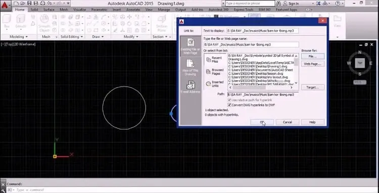 دستور HYPERLINKS