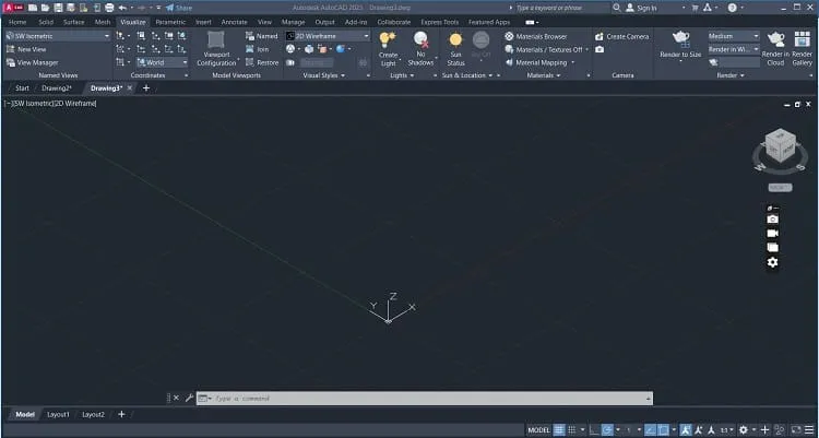 ترسیم اشکال سه بعدی