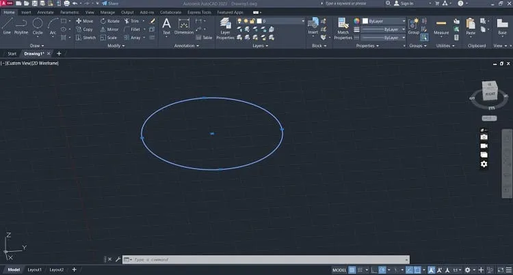 روش دوم برای تبدیل 2d به 3d در اتوکد