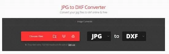 سایت convertio.co برای تبدیل عکس به اتوکد