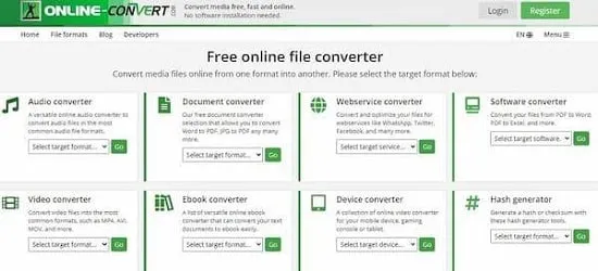 استفاده از سایتonline convertfree