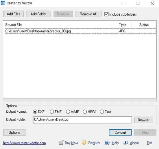 تبدیل عکس به اتوکد با raster to vector