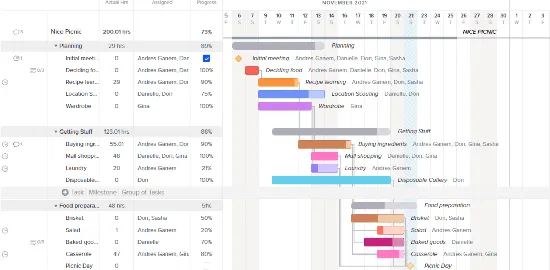 نرم افزار teamgantt
