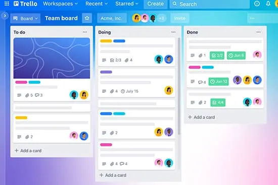 نرم افزار Trello