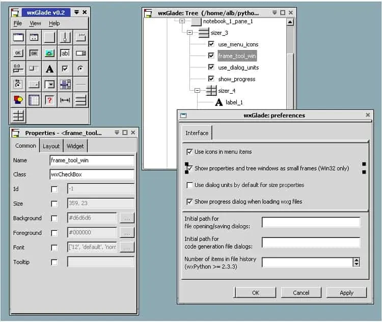 بررسی wxPython