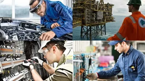 فرصت های شغلی برای برق کار صنعتی