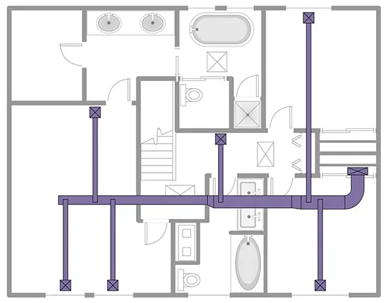 نقشه های HVAC ساختمان