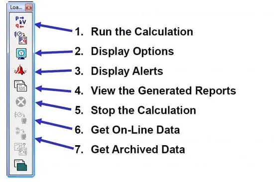 نوار ابزار Analysis