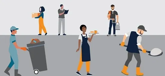 انواع کارکنان بر اساس نوع فعالیت