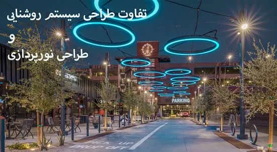 تفاوت سیستم روشنایی و نورپردازی