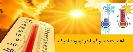 اهمیت دما و گرما در ترمودینامیک