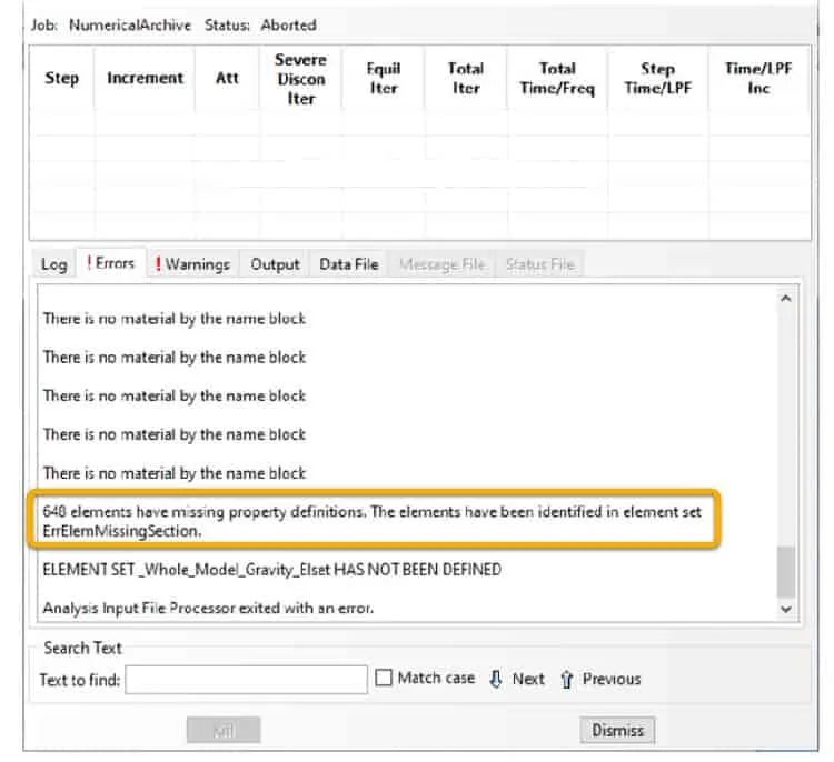 خطای Missing Property Definition