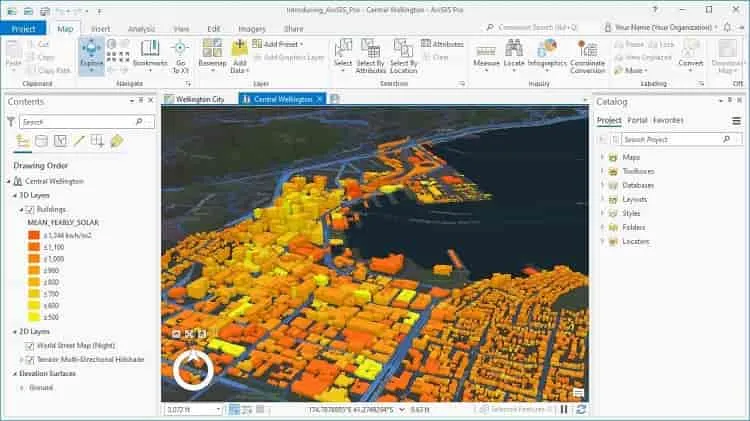 نرم افزار ARCGIS PRO
