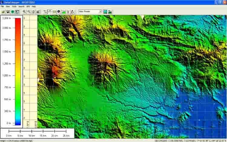 نرم افزار نقشه برداری جهانی یا Global Mapper