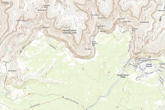 نحوه اندازه گیری utm در نقشه‌های توپوگرافی USGS