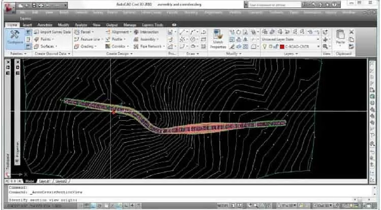 مراحل ایجاد پروفیل طولی در AutoCAD Civil 3D