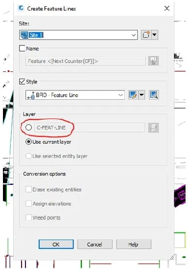 Create Feature Lines