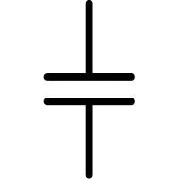 نماد مداری خازن