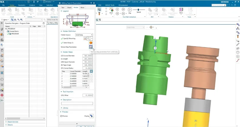 ساخت ابزار با Siemens NX CAM