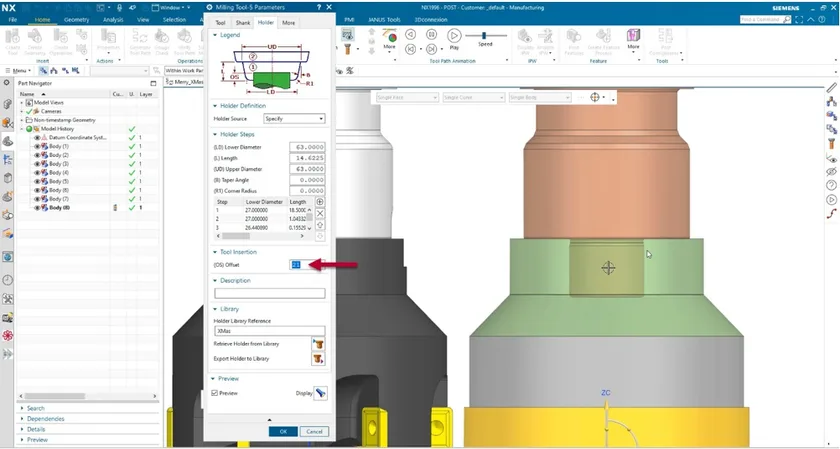 ساخت ابزار با Siemens NX CAM