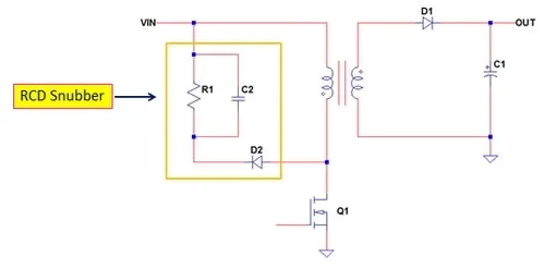 مدار اسنابر RCD