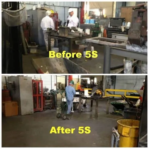 نتیجه نظام 5s