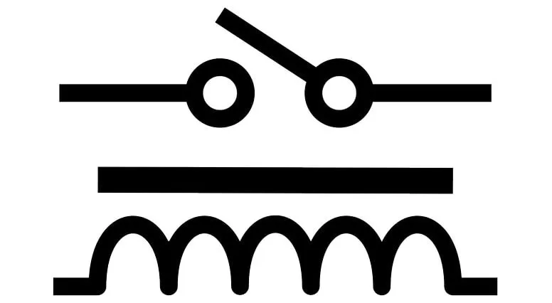 نماد رله در مدار