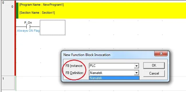 گام پنجم در ایجاد Function Blocks