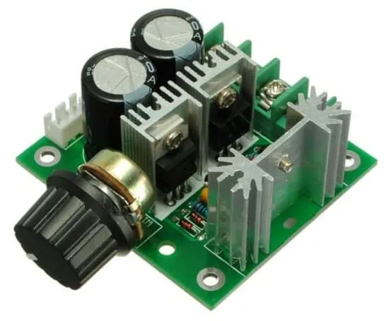 کنترل motor با رئوستات و مدولاسیون پالس
